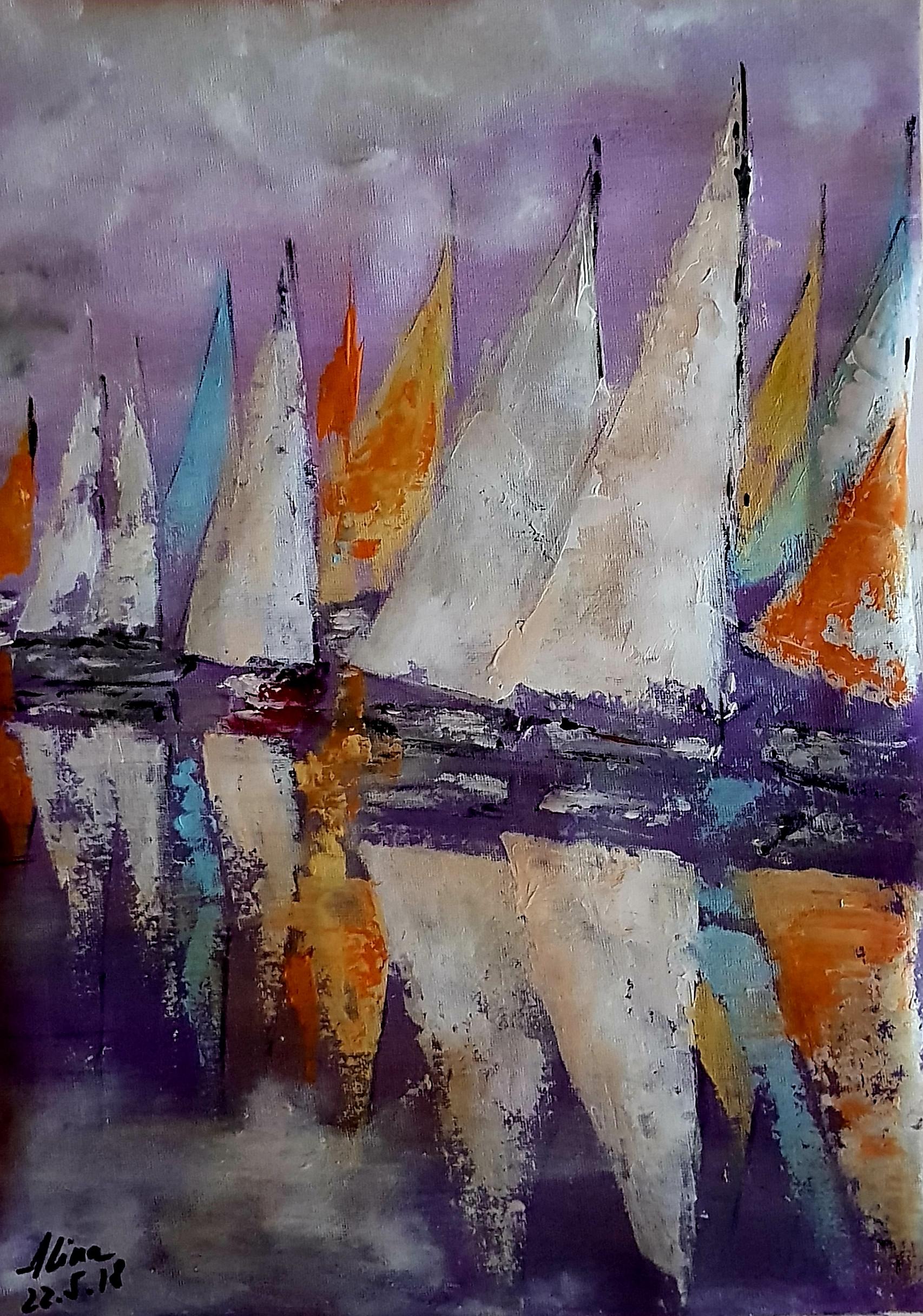ArteDiAlina.com painting: All different, same passion